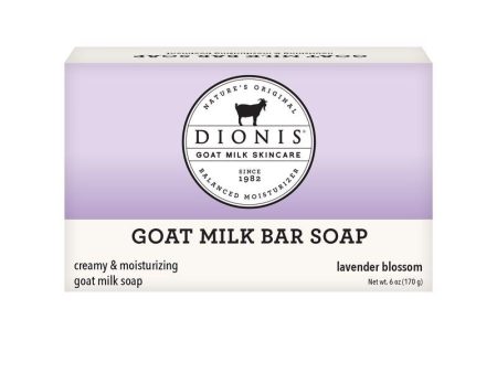 Dionis Goat Milk Lavender Blossom Scent Soap Bar 6 oz 1 pk Online Hot Sale