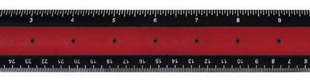 Fiskars 12 in. L X 1 in. W Plastic Ruler Metric and SAE Fashion