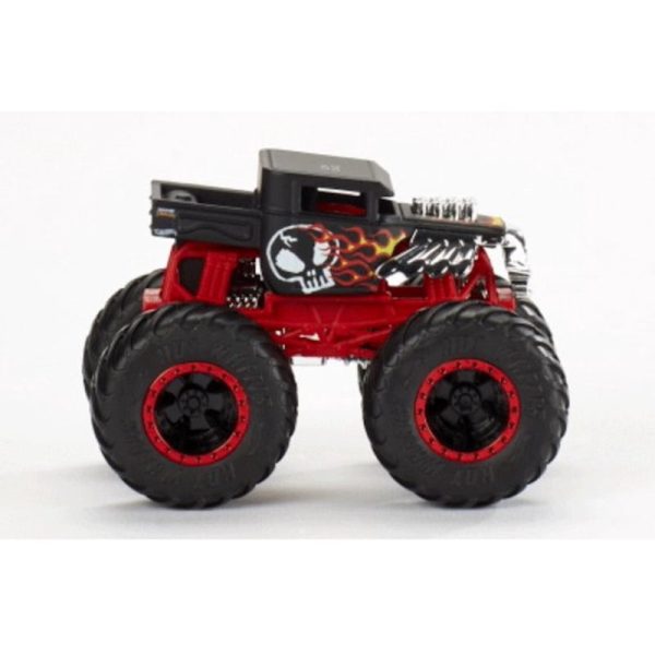 Hot Wheels Monster Trucks Cars Die Cast Black Red Fashion