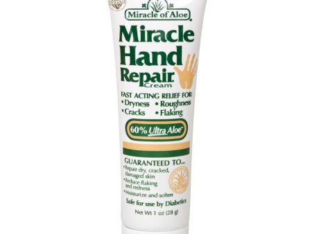 Miracle of Aloe Herbal Scent Hand Repair Cream 1 oz 1 pk on Sale