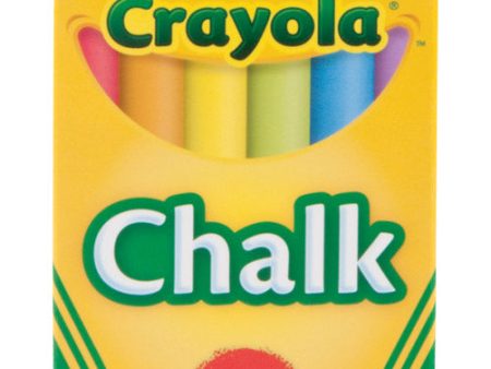 Crayola Nontoxic Assorted Color Chalk 12 pk Online