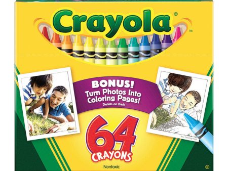 Crayola Assorted Color Crayons 64 pk For Cheap