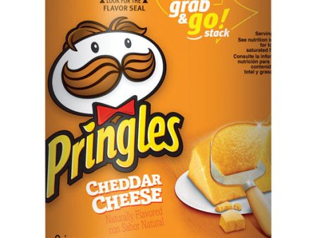 Pringles Cheddar Cheese Chips 5.57 oz Can For Cheap