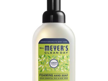 Mrs. Meyer s Clean Day Lemon Verbena Scent Foam Hand Soap 10 oz Online Hot Sale