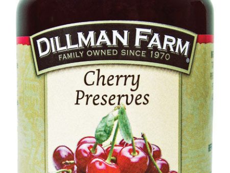 Dillman Farm All Natural Cherry Preserves 16 oz Jar Supply