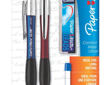 Paper Mate Comfort Mate Ultra #2HB 0.5 mm Mechanical Pencil 2 pk on Sale