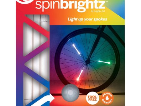 Brightz Spin Brightz Multicolor LED Bike Accessory ABS Plastics 1 pc Supply