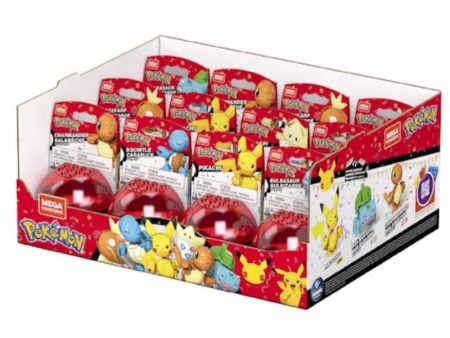 Mega Construx Pokemon Poke Ball Plastic Assorted 16 pc Sale