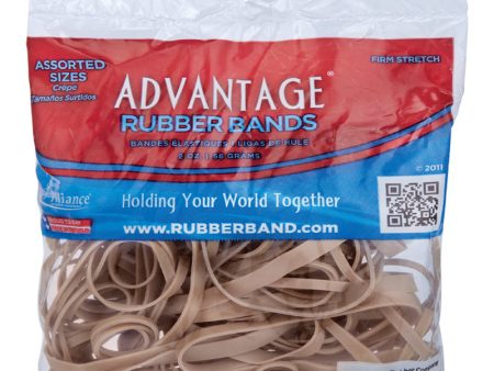 Alliance Advantage Assorted Sizes Rubber Bands 2 oz on Sale