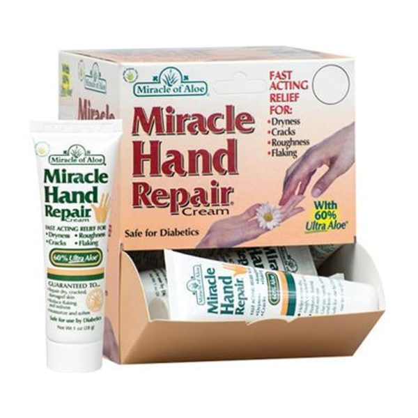 Miracle of Aloe Herbal Scent Hand Repair Cream 1 oz 1 pk on Sale