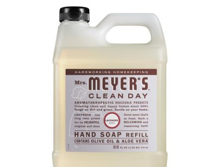 Mrs. Meyer s Clean Day Organic Lavender Scent Hand Soap Refill 33 oz on Sale