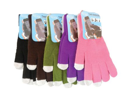 Diamond Visions One Size Fits All Acrylic Texting Assorted Gloves Online Hot Sale