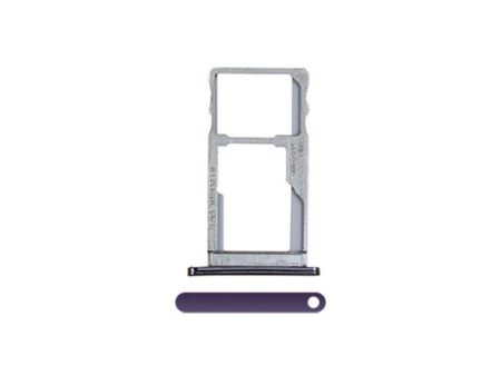 For Motorola Moto G6 Play Replacement Sim Card Tray (Purple) Online now