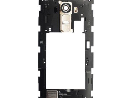 For LG G4 Replacement Midframe & Loudspeaker (Gold) on Sale