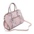 VK5607 PINK - Simple Solid Color Tote Bag With Symmetrical Sequins Pattern Design Online Hot Sale