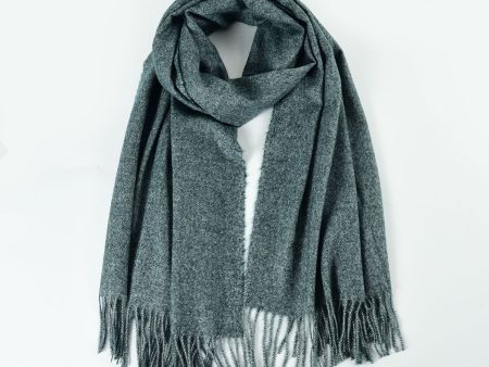 SF1234-GREEN Warm Single Color Winter Scarf Online now