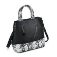 VK5605 BLACK - Simple Tote Bag With Chain And Lock Decoration For Sale