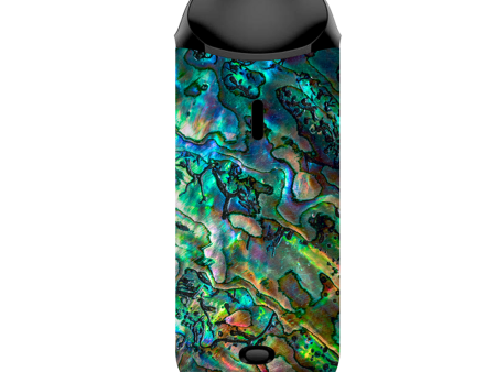 Abalone Shell Swirl Neon Green Opalescent Vaporesso Nexus AIO Kit Skin For Discount