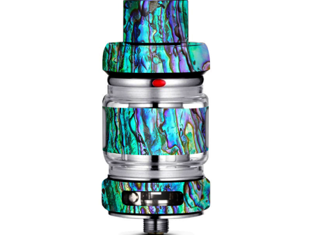 Abalone Ripples Green Blue Purple Shells Freemax Mesh Pro Tank Skin Cheap