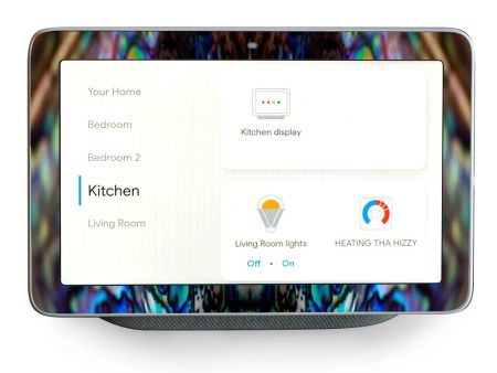 Abalone Blue Black Shell Design Google Home Hub Skin For Sale