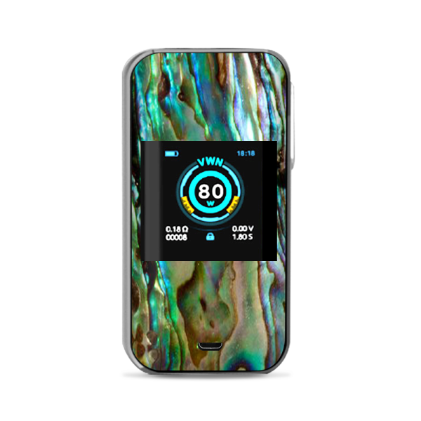 Abalone Sea Shell Gold Blues Beautiful Vaporesso Luxe Nano Kit Skin Online