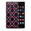 Abstract Pink Black Pattern Samsung Galaxy Note 9 Skin Hot on Sale