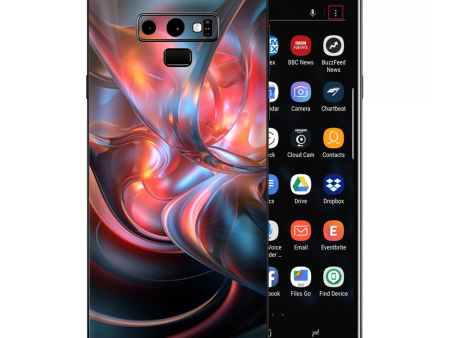 Abstract Blown Glass Colors Samsung Galaxy Note 9 Skin Online Sale