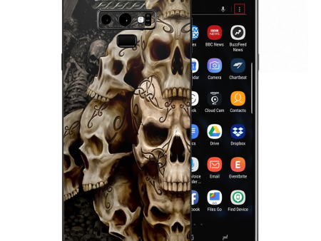 Wicked Skulls Tattooed Samsung Galaxy Note 9 Skin Fashion