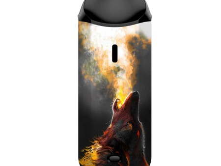 Wolf Howling At Moon Vaporesso Nexus AIO Kit Skin For Discount