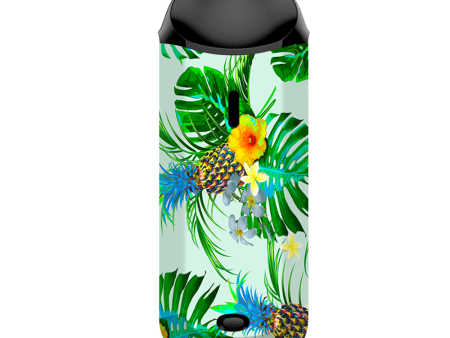 Tropical Floral Pattern Pineapple Palm Trees Vaporesso Nexus AIO Kit Skin Hot on Sale