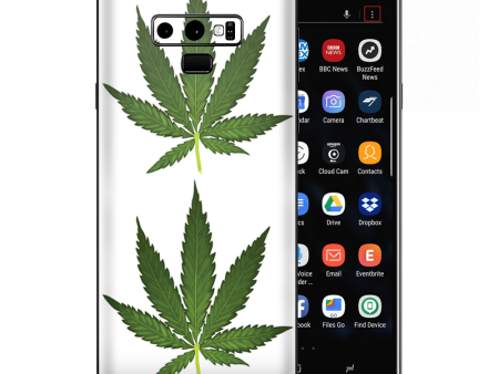 Pot Leaf Weed Marijuana Bud Samsung Galaxy Note 9 Skin Online Sale