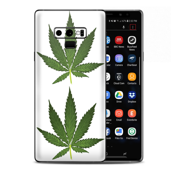 Pot Leaf Weed Marijuana Bud Samsung Galaxy Note 9 Skin Online Sale