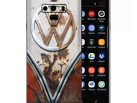 Vw Bus Rust, Split Window Van Samsung Galaxy Note 9 Skin For Sale