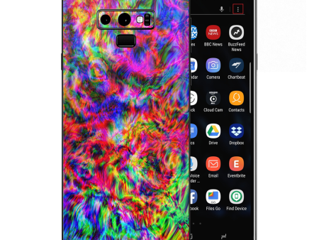 Tye Dye Fibers Felt Tie Die Colorful Samsung Galaxy Note 9 Skin Sale