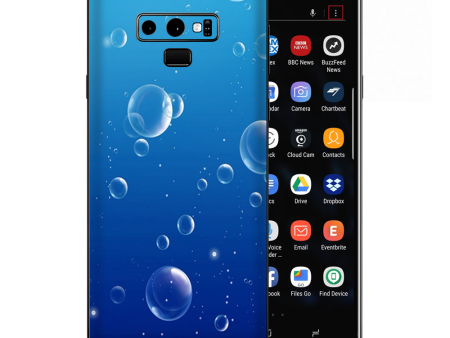 Water Bubbles Samsung Galaxy Note 9 Skin For Discount