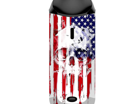 U.S.A. Flag Skull Drip Vaporesso Nexus AIO Kit Skin For Sale