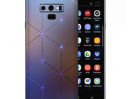 Vector Weird Digital Glass Samsung Galaxy Note 9 Skin Hot on Sale