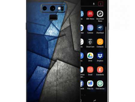 Abstract Panels Metal Samsung Galaxy Note 9 Skin Supply