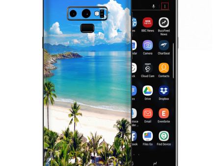 Tropical Paradise Palm Trees Samsung Galaxy Note 9 Skin Supply