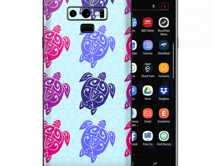 Turtles Colored Hawaiian Samsung Galaxy Note 9 Skin Supply