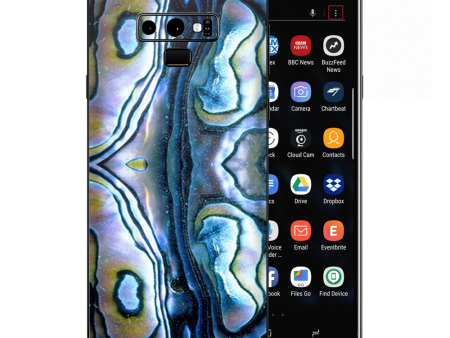 Abalone Aulon Sea Shells Pattern Crystal Samsung Galaxy Note 9 Skin Online Sale