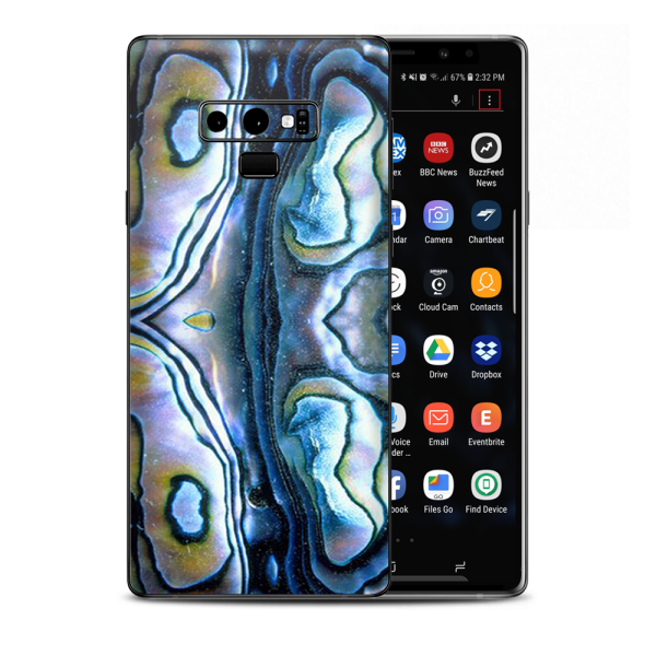 Abalone Aulon Sea Shells Pattern Crystal Samsung Galaxy Note 9 Skin Online Sale