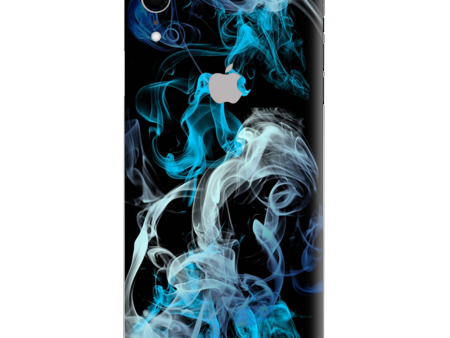 Blue Green White Smok Apple iPhone XR Skin Online now