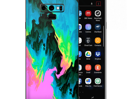 Water Colors Trippy Abstract Pastel Preppy Samsung Galaxy Note 9 Skin Discount