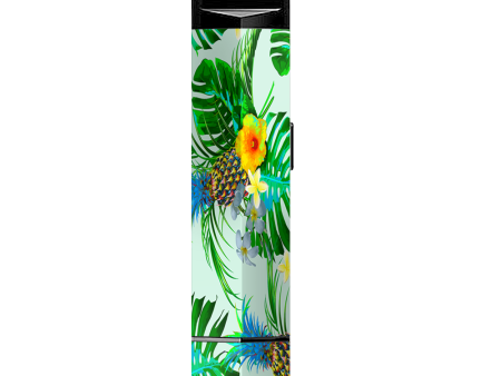 Tropical Floral Pattern Pineapple Palm Trees Suorin Edge Pod System Skin For Sale