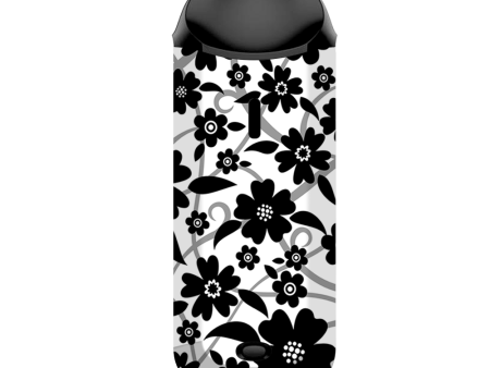 Black White Flower Print Vaporesso Nexus AIO Kit Skin Online Hot Sale