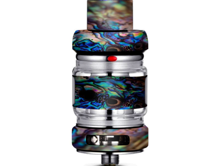 Abalone Blue Black Shell Design Freemax Mesh Pro Tank Skin Supply