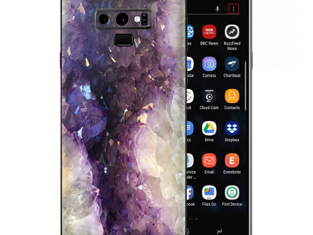 Wood Marble Samsung Galaxy Note 9 Skin For Cheap