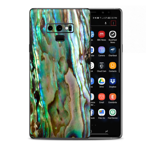 Abalone Sea Shell Gold Blues Beautiful Samsung Galaxy Note 9 Skin Online now