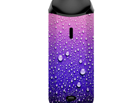 Waterdrops On Purple Vaporesso Nexus AIO Kit Skin Fashion